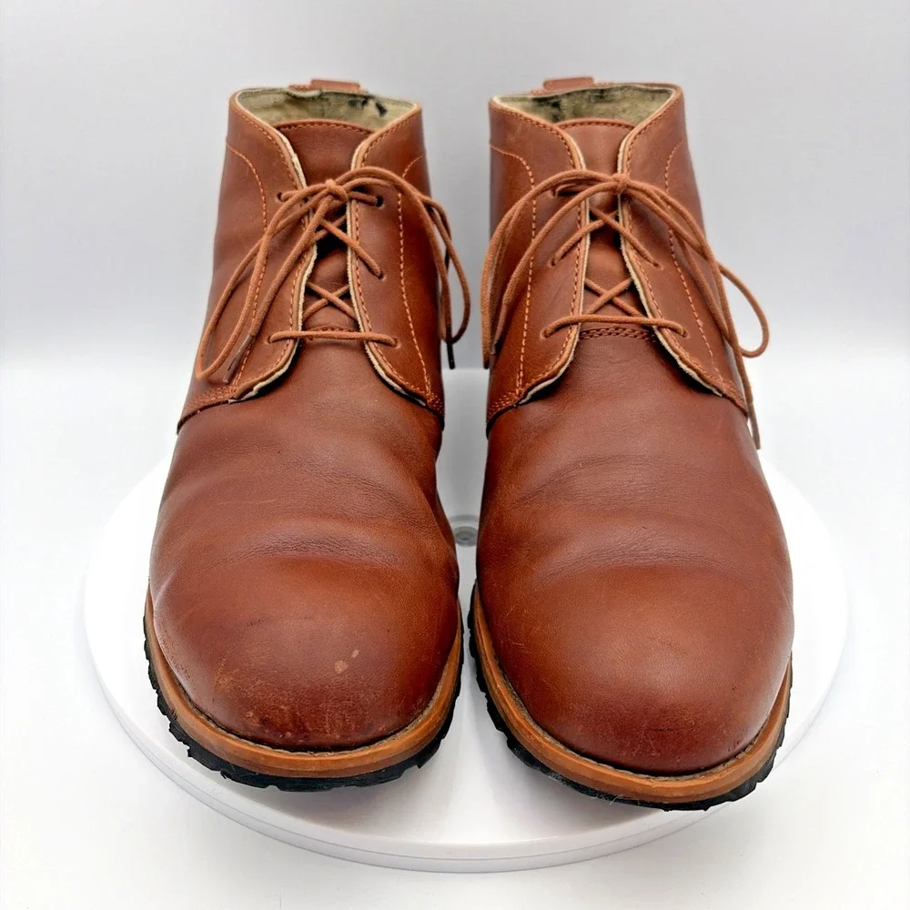 5.11 Tactical Mission Ready Chukka Boots Mens 13 Rust Brown Leather Vibram Sole